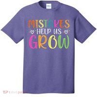 Motivational Slogan Inspirational Math Teacher Colorful Typography T-Shirt thumb 0