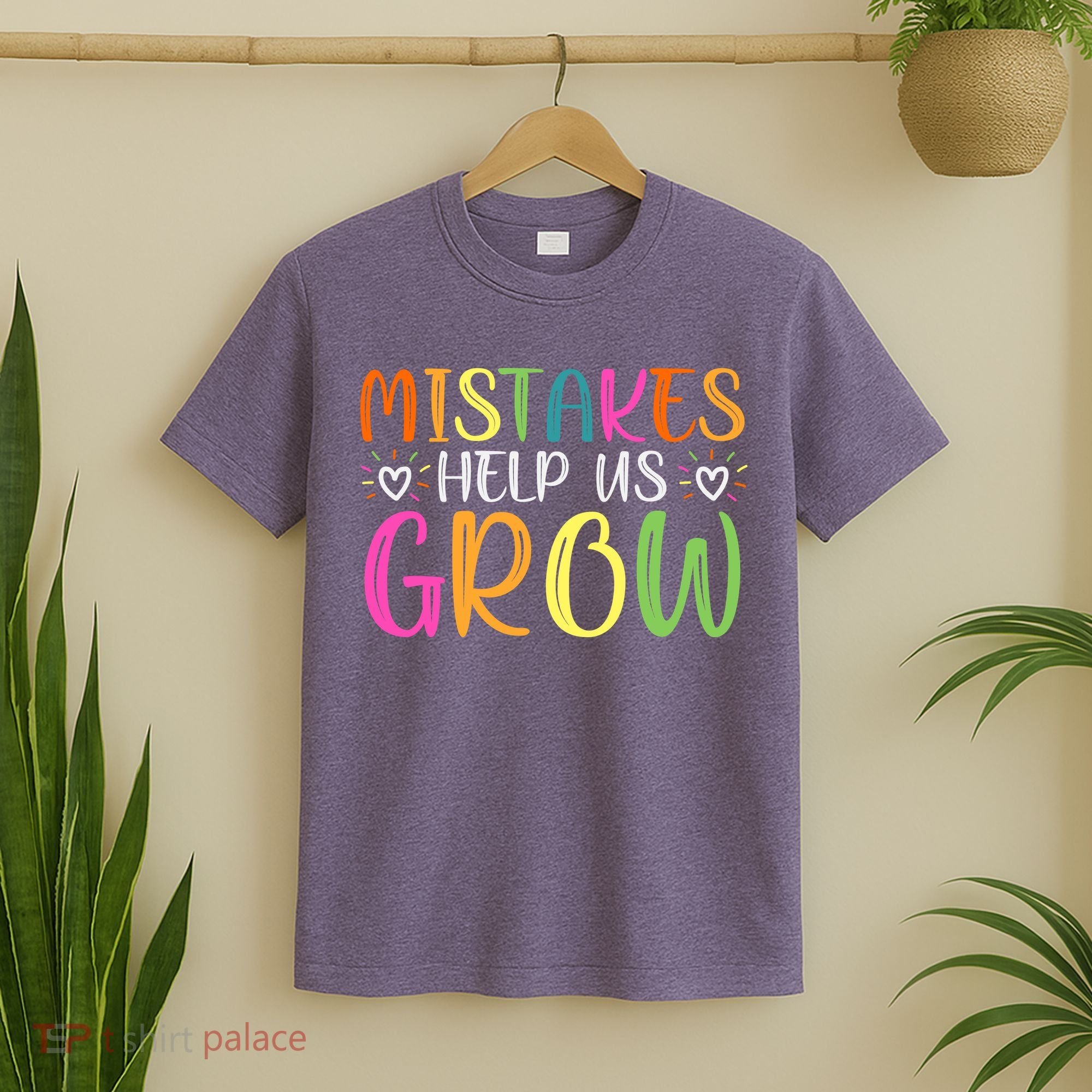 Motivational Slogan Inspirational Math Teacher Colorful Typography T-Shirt