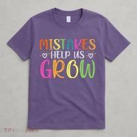 Motivational Slogan Inspirational Math Teacher Colorful Typography T-Shirt thumb 4