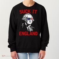 mb35 Suck It England Funny 4th of July Independence Day Women's Sweatshirt thumb 0