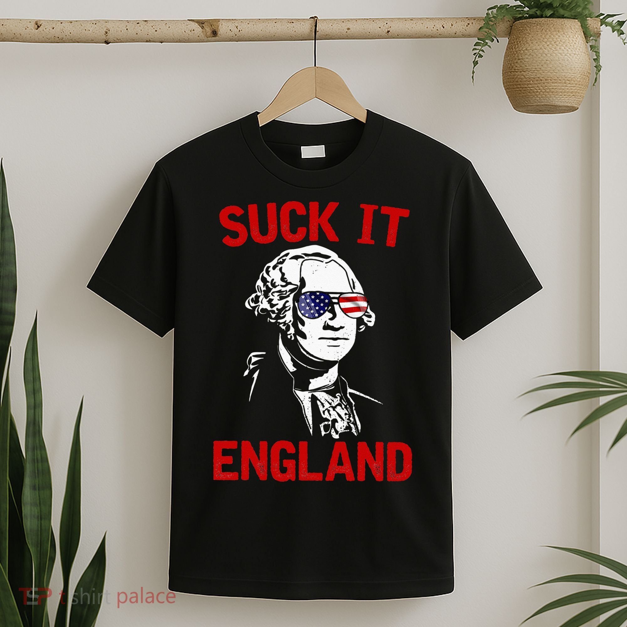 mb35 Suck It England Funny 4th of July Independence Day T-Shirt