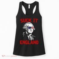 mb35 Suck It England Funny 4th of July Independence Day Women's Tank Top thumb 0