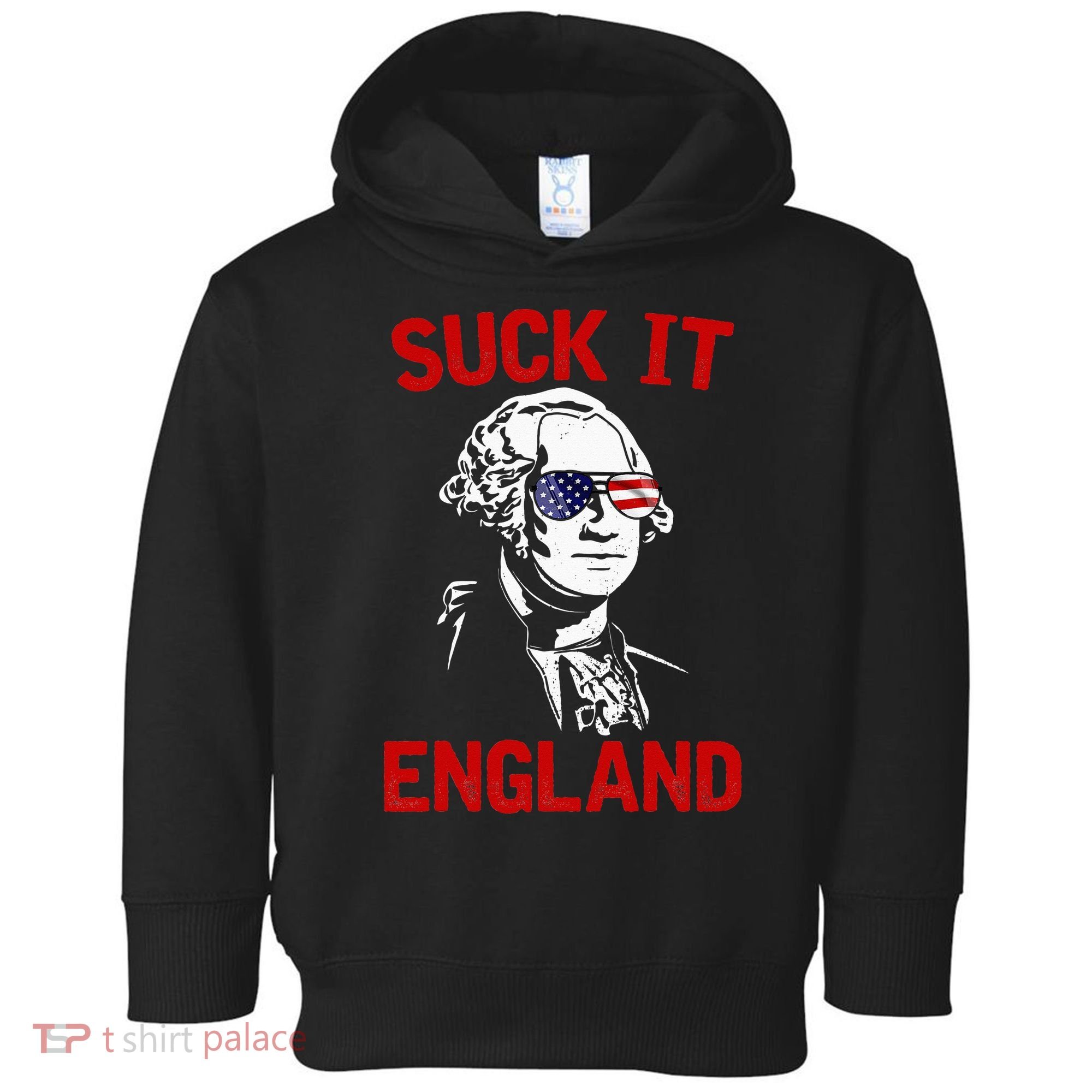 mb35 Suck It England Funny 4th of July Independence Day Toddler Hoodie