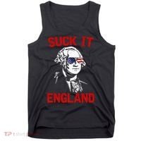 mb35 Suck It England Funny 4th of July Independence Day Tank Top thumb 0