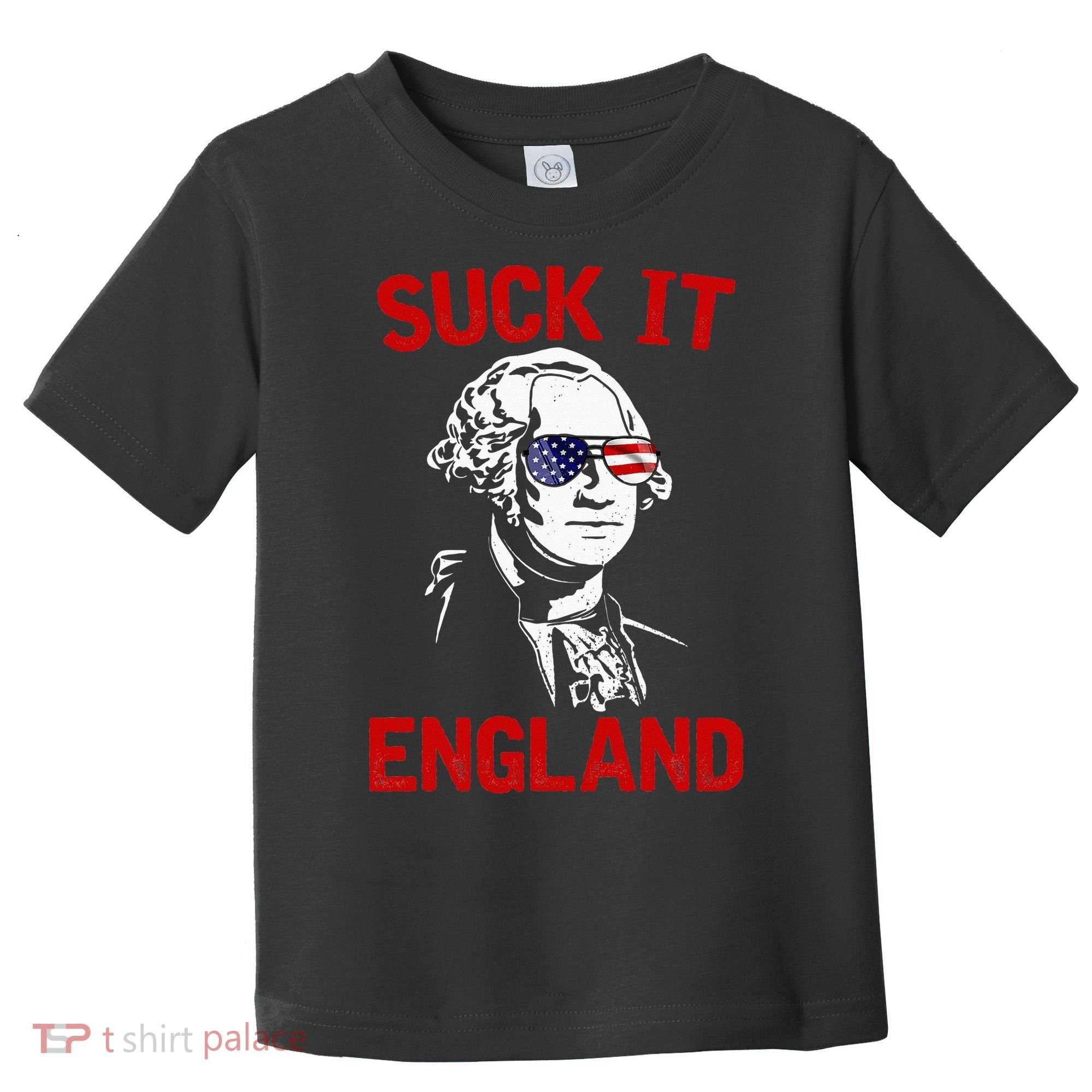 mb35 Suck It England Funny 4th of July Independence Day Toddler T-Shirt