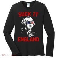 mb35 Suck It England Funny 4th of July Independence Day Women's Long Sleeve Shirt thumb 0