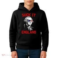 mb35 Suck It England Funny 4th of July Independence Day Kids Hoodie thumb 4