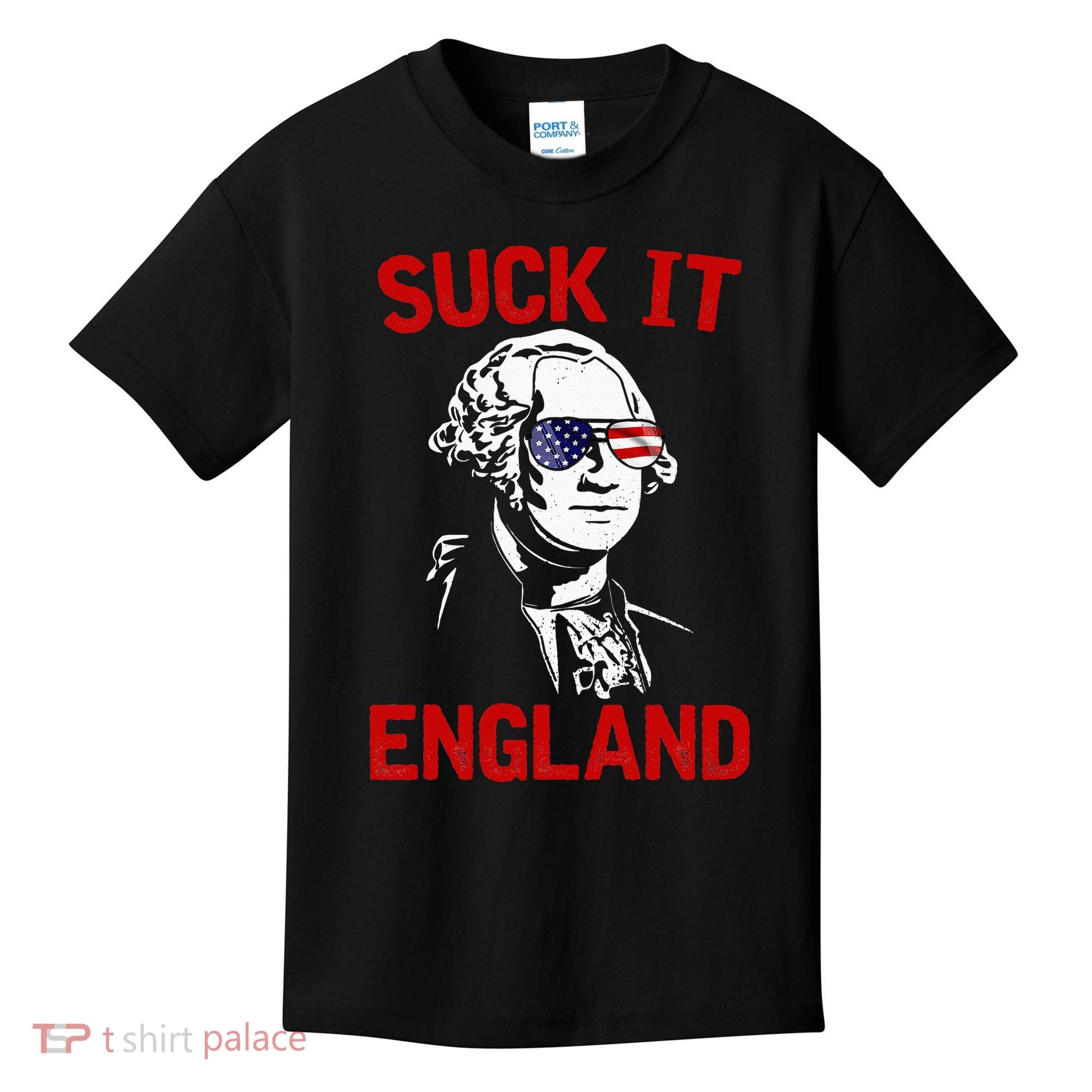 mb35 Suck It England Funny 4th of July Independence Day Kids T-Shirt