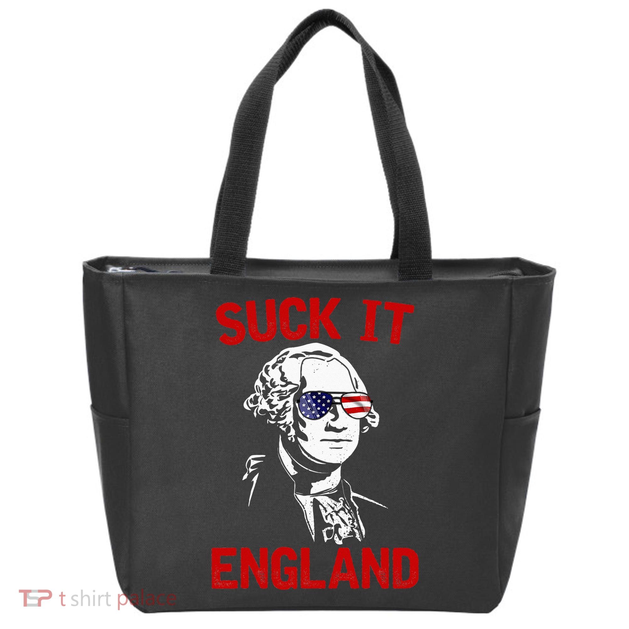 mb35 Suck It England Funny 4th of July Independence Day Tote Bag
