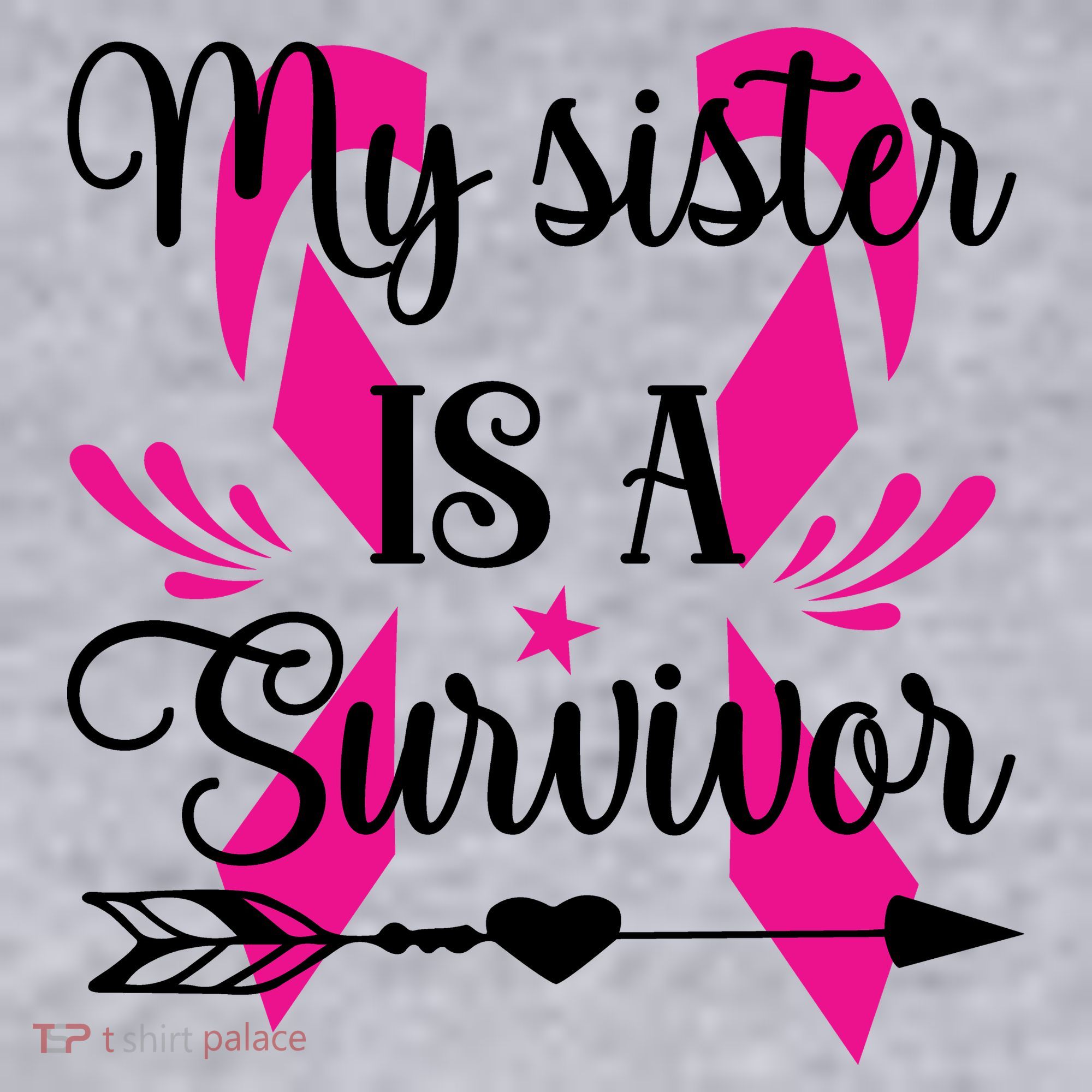 My Sister Is A Survivor Breast Cancer Awareness Women's Sweatshirt