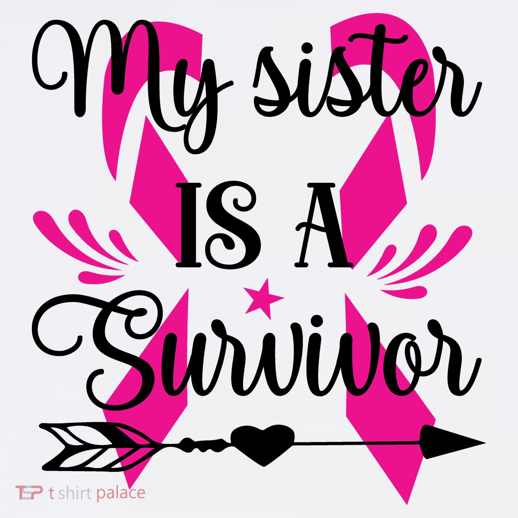 My Sister Is A Survivor Breast Cancer Awareness Women's Hoodie
