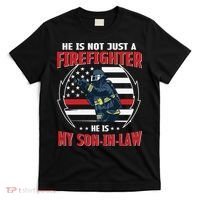 My Son In Law Is A Firefighter Proud T-Shirt thumb 0