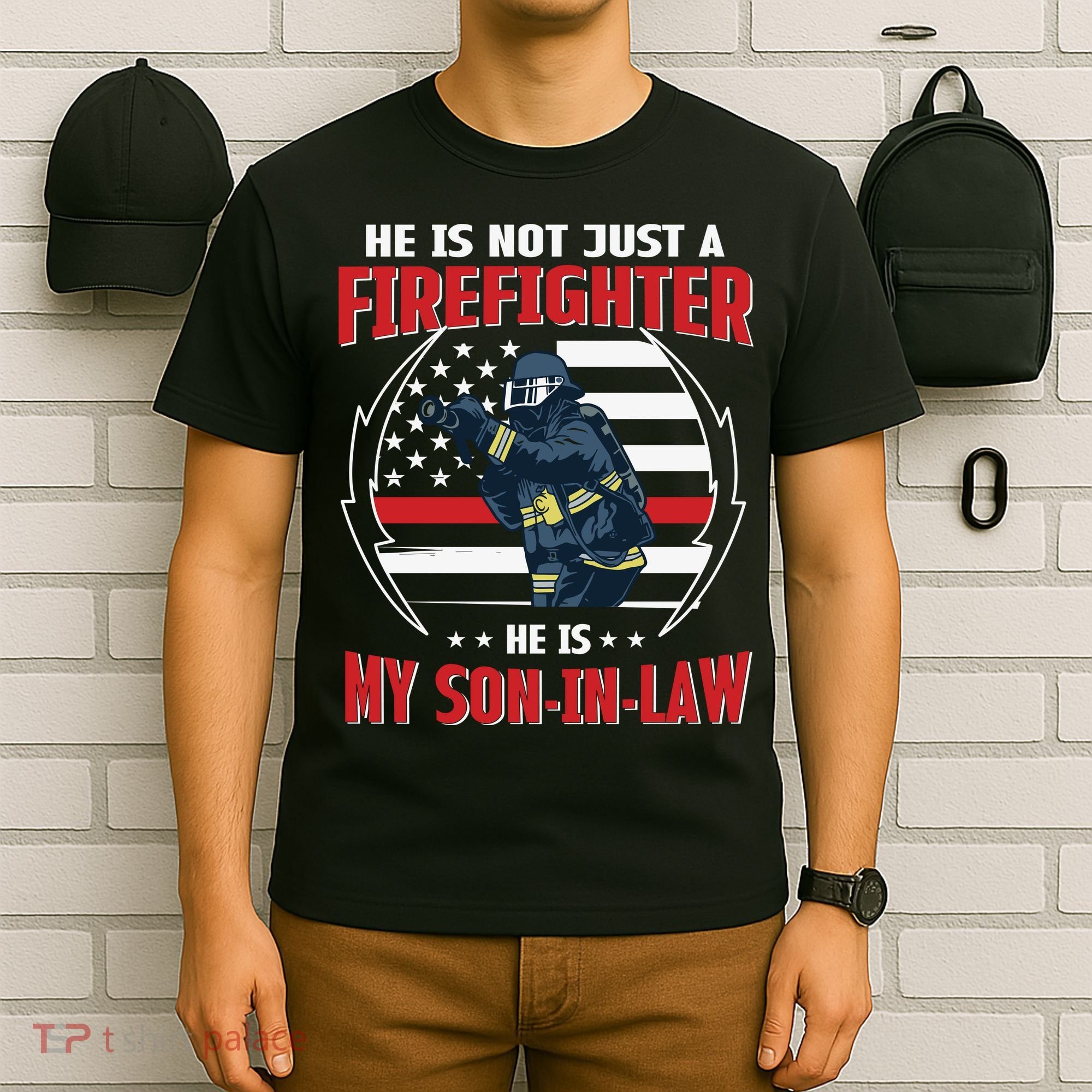My Son In Law Is A Firefighter Proud T-Shirt