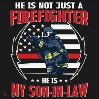 My Son In Law Is A Firefighter Proud T-Shirt thumb 7