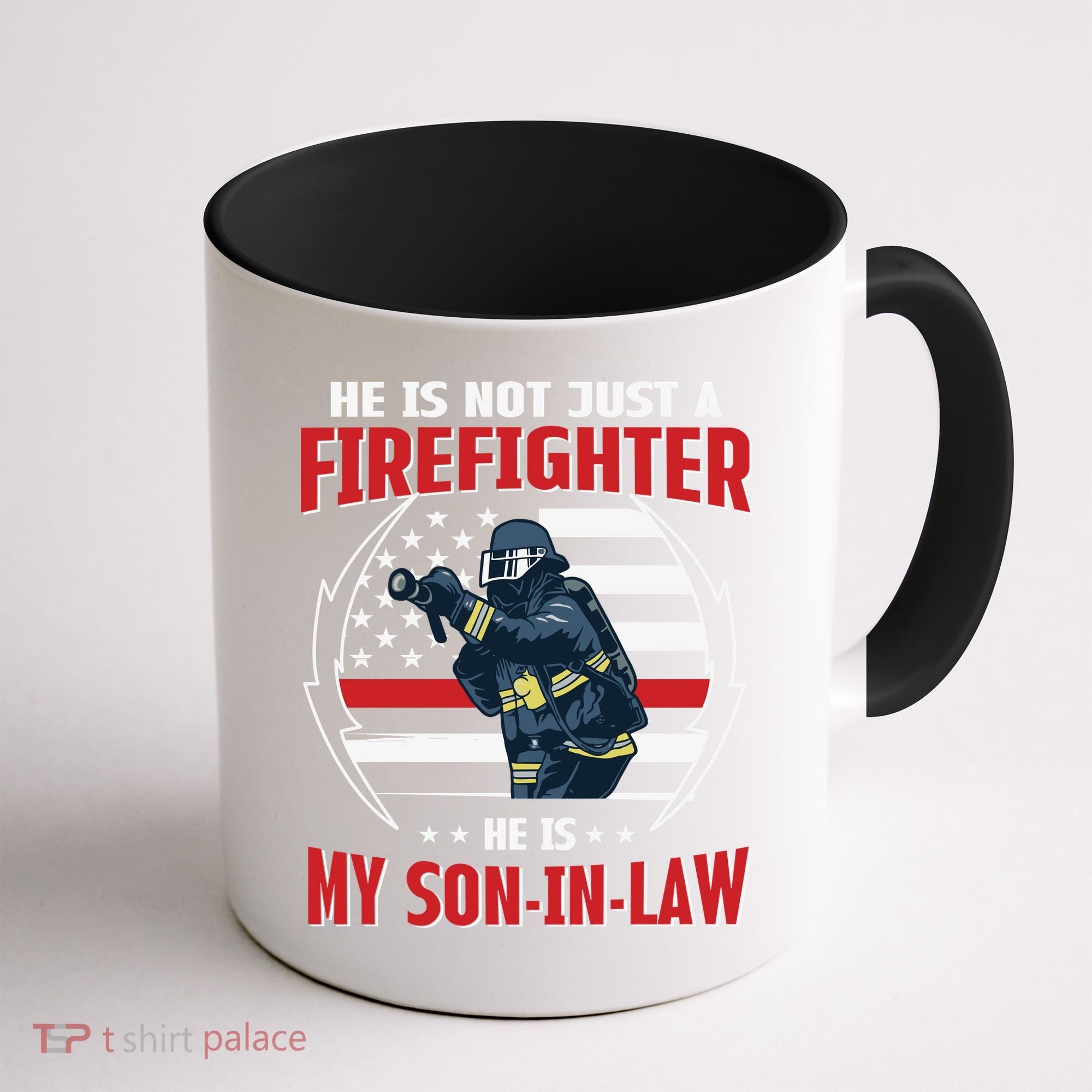 My Son In Law Is A Firefighter Proud Coffee Mug