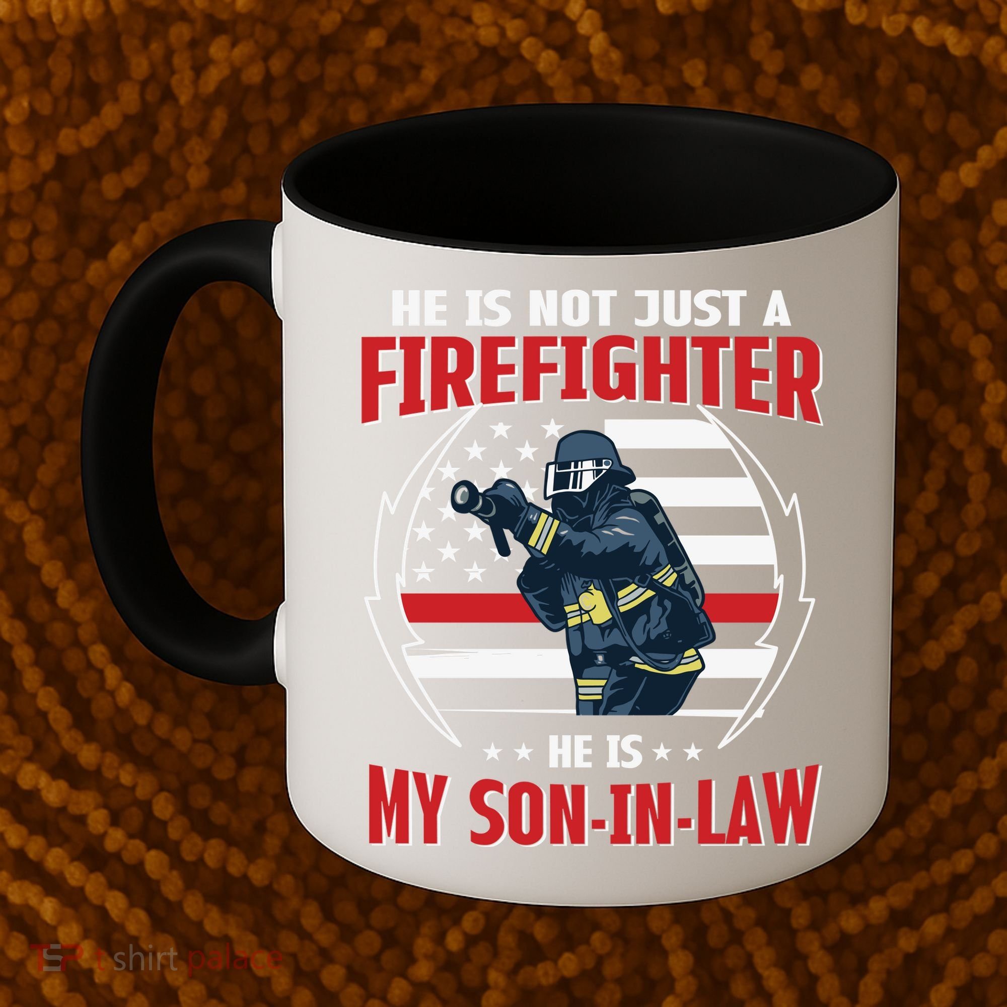 My Son In Law Is A Firefighter Proud Coffee Mug