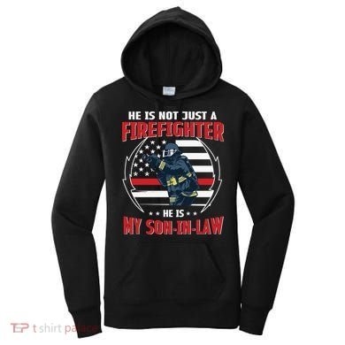 My Son In Law Is A Firefighter Proud Women's Hoodie