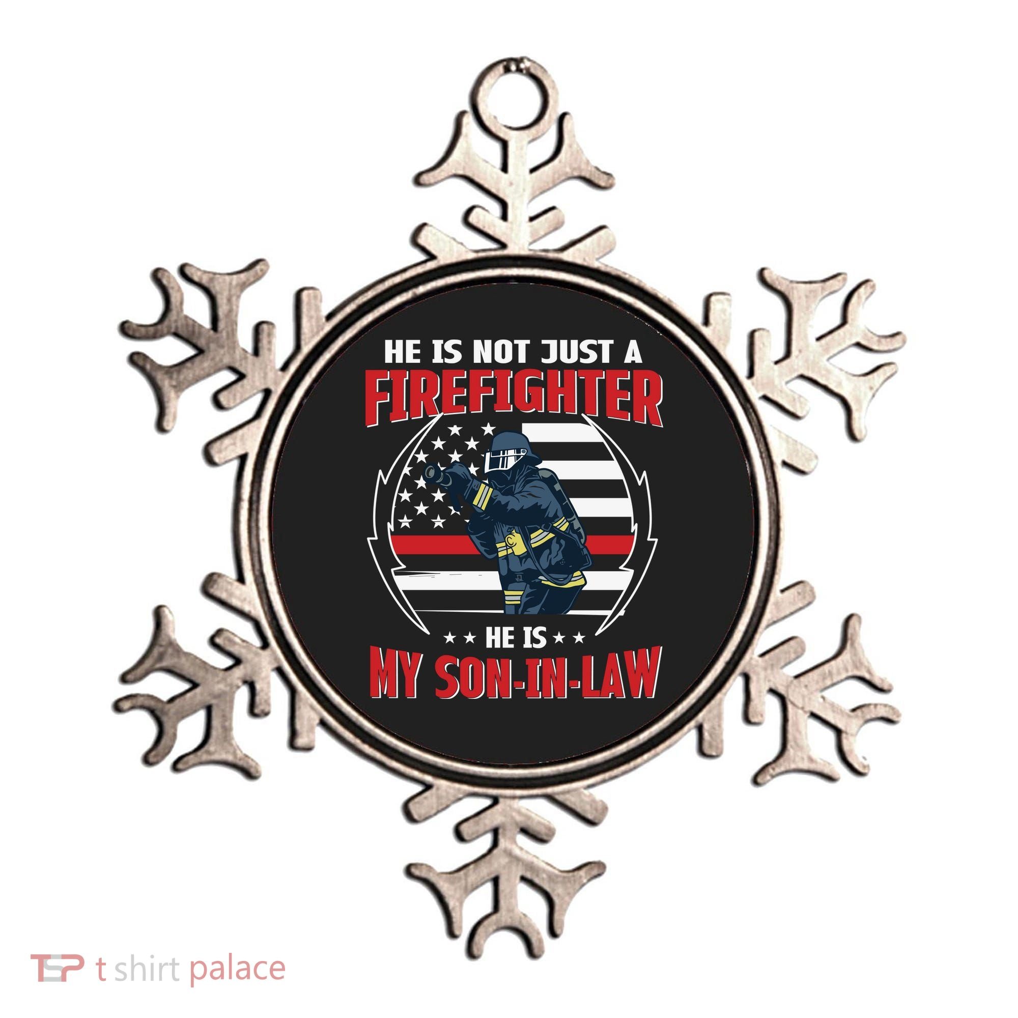 My Son In Law Is A Firefighter Proud Ornament