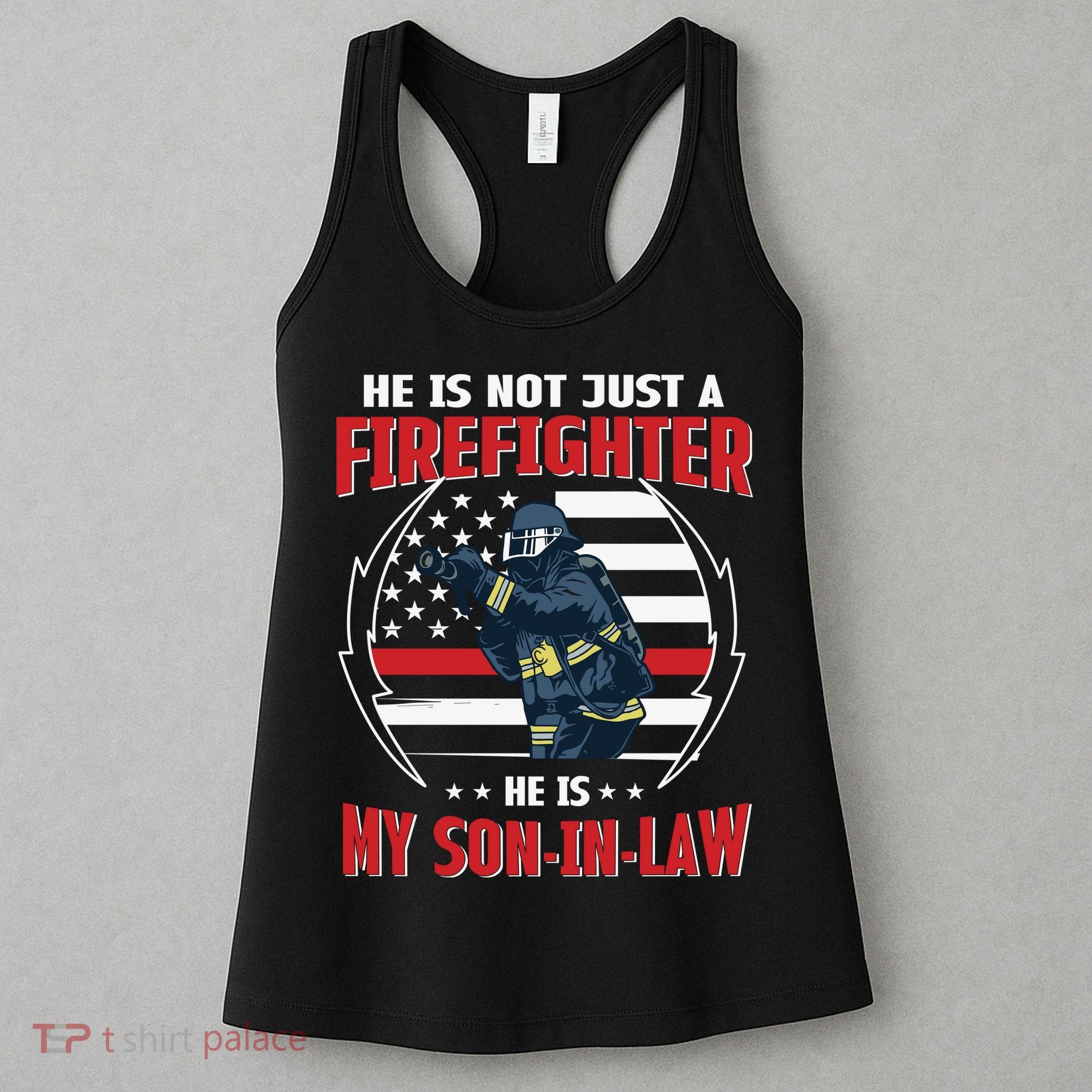 My Son In Law Is A Firefighter Proud Women's Tank Top