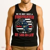 My Son In Law Is A Firefighter Proud Tank Top thumb 3