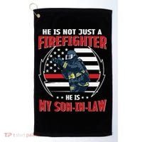 My Son In Law Is A Firefighter Proud Golf Towel thumb 0