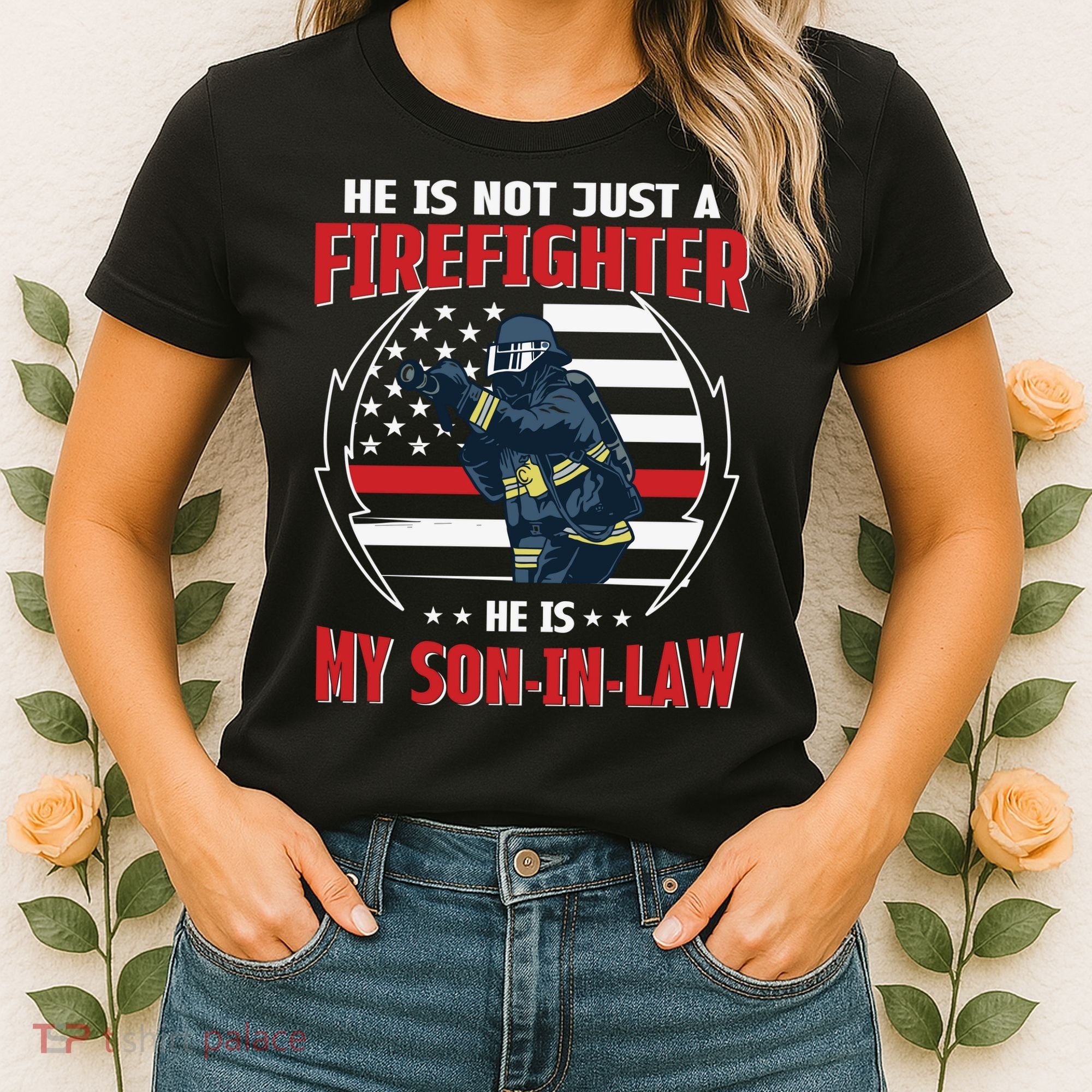 My Son In Law Is A Firefighter Proud Women's T-Shirt