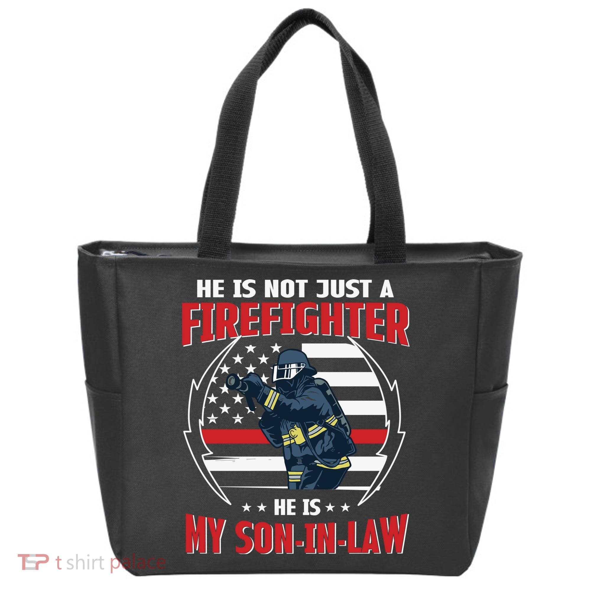 My Son In Law Is A Firefighter Proud Tote Bag