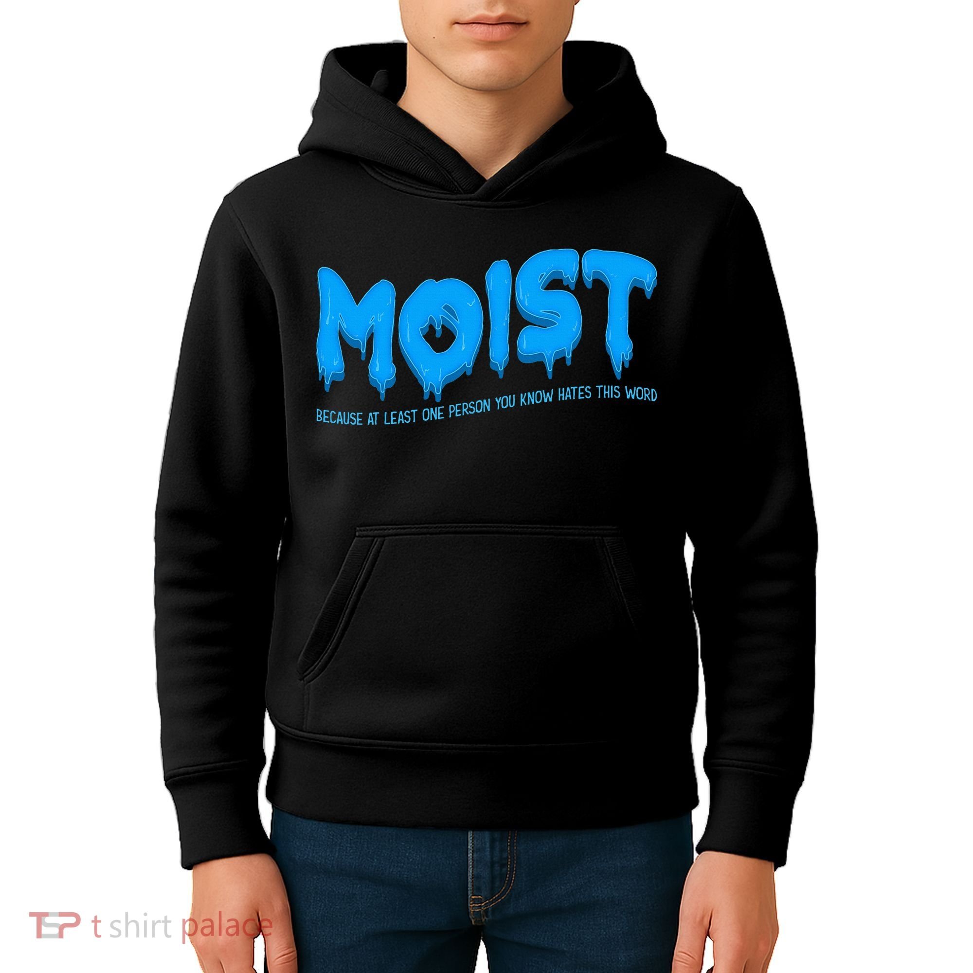 Moist Sarcastic Inappropriate Kids Hoodie