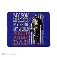 My Son Is A Soldier Hero Proud Army Dad Us Military Father Funny Gift Mousepad thumb 0