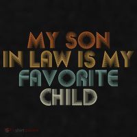 My Son In Law Is My Favorite Child Retro Ladies PosiCharge Tri-Blend Wicking Tank thumb 2