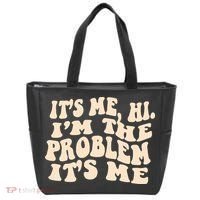 Meme Shirt It's Me, Hi I'm The Problem Funny Saying Humor Saying Tote Bag thumb 0