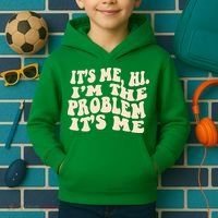 Meme Shirt It's Me, Hi I'm The Problem Funny Saying Humor Saying Kids Hoodie thumb 2
