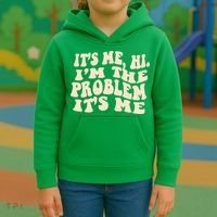 Meme Shirt It's Me, Hi I'm The Problem Funny Saying Humor Saying Kids Hoodie thumb 3