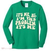 Meme Shirt It's Me, Hi I'm The Problem Funny Saying Humor Saying Kids Long Sleeve Shirt thumb 0
