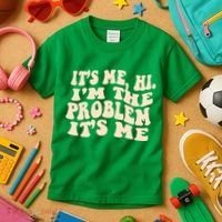 Meme Shirt It's Me, Hi I'm The Problem Funny Saying Humor Saying Kids T-Shirt thumb 3