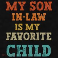My Son In Law Is My Favorite Child Ladies PosiCharge Tri-Blend Wicking Tank thumb 2