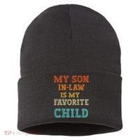 My Son In Law Is My Favorite Child Sustainable Knit Beanie thumb 0