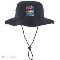 Middle Sister I'm The Reason We Have Rules Funny Matching Bucket Hat thumb 0