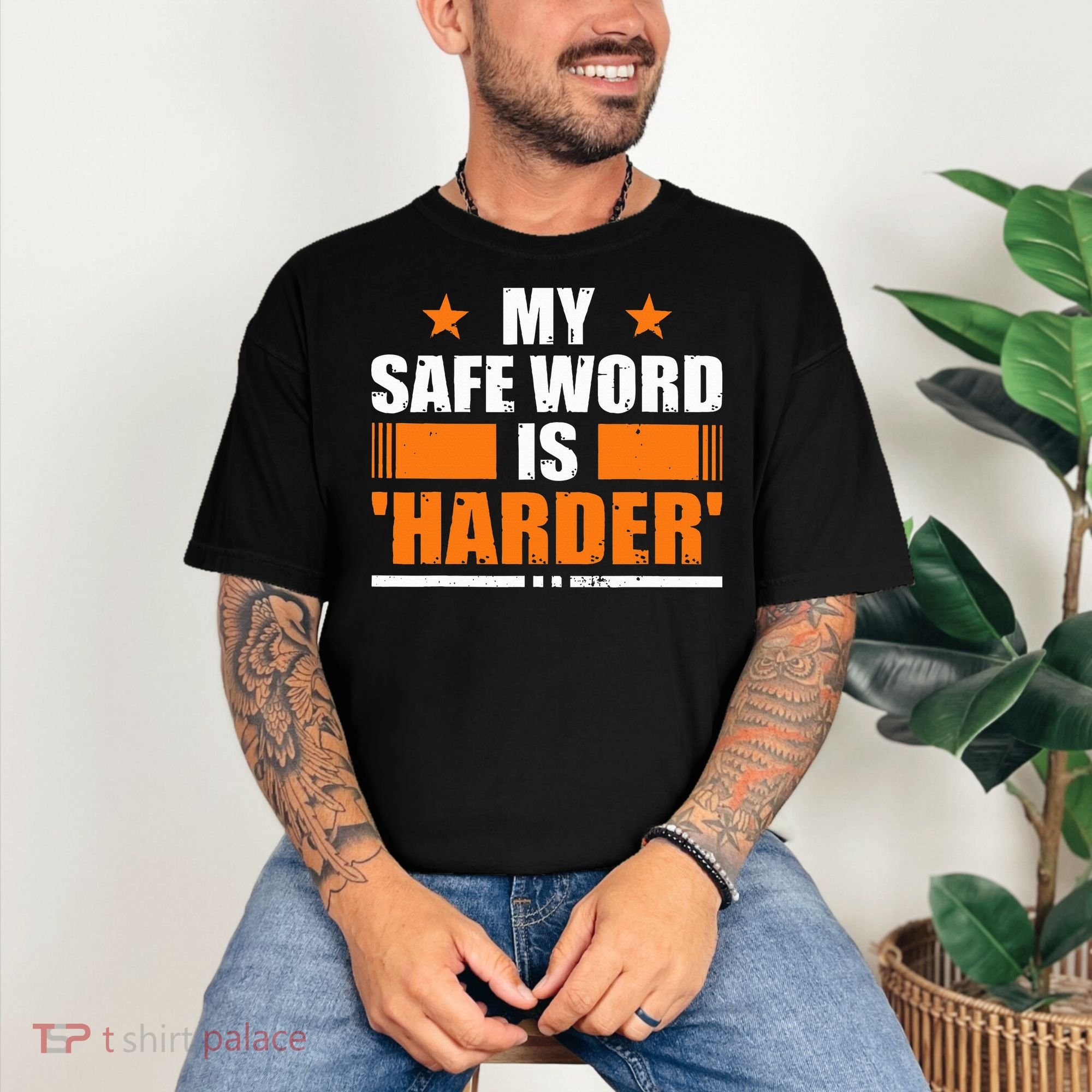 My Safeword Is Harder Inappropriate Comfort Colors T-Shirt
