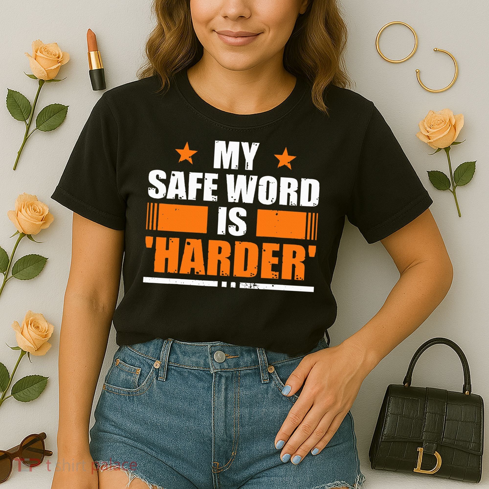 My Safeword Is Harder Inappropriate Comfort Colors Boxy T-Shirt