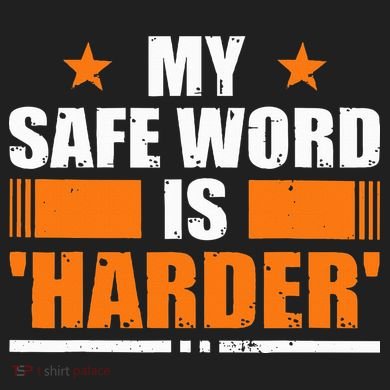 My Safeword Is Harder Inappropriate Adult Drive Performance Visor