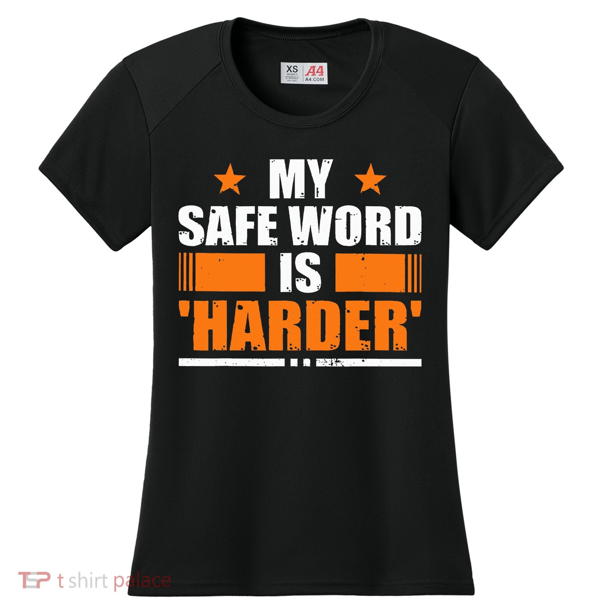 My Safeword Is Harder Inappropriate Women's Cooling Performance Crew T-Shirt