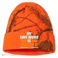 My Safeword Is Harder Inappropriate Kati Licensed 12" Camo Cuffed Beanie thumb 0
