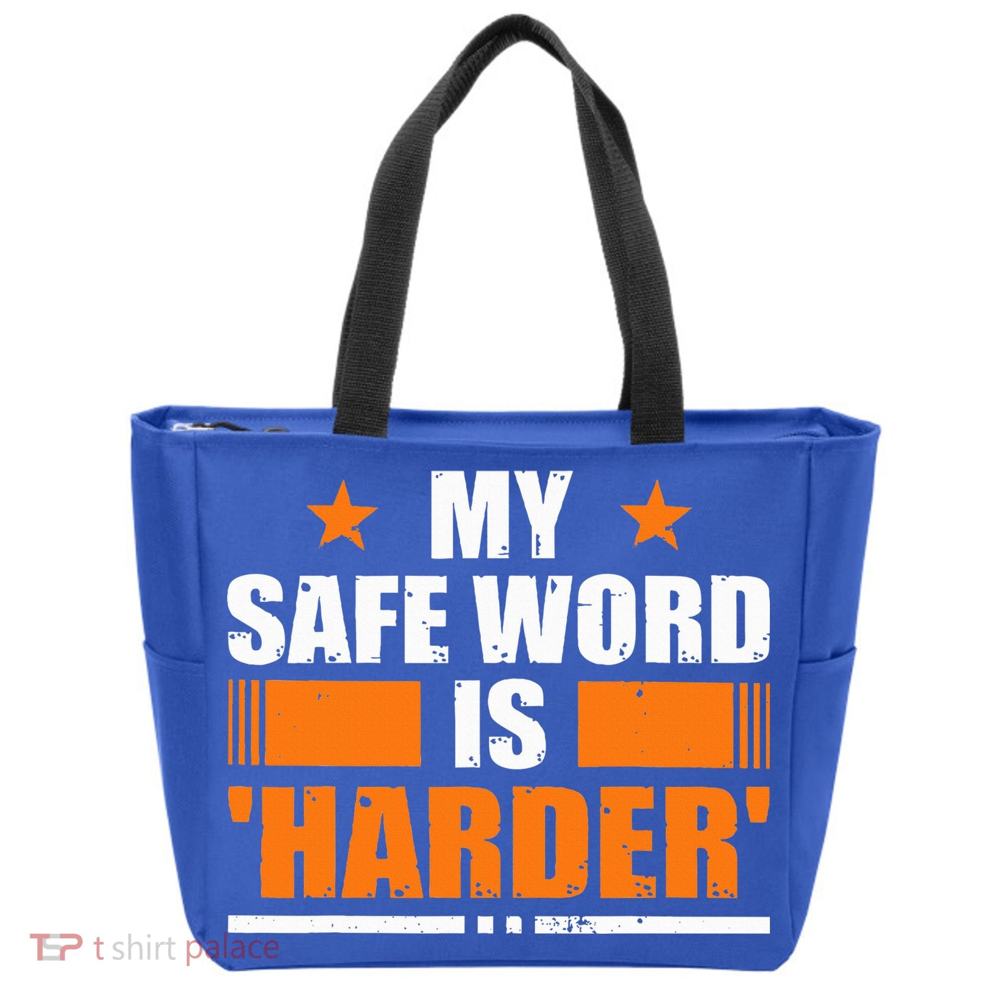 My Safeword Is Harder Inappropriate Tote Bag