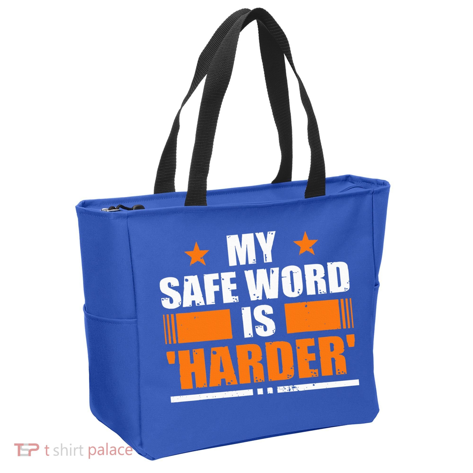 My Safeword Is Harder Inappropriate Tote Bag