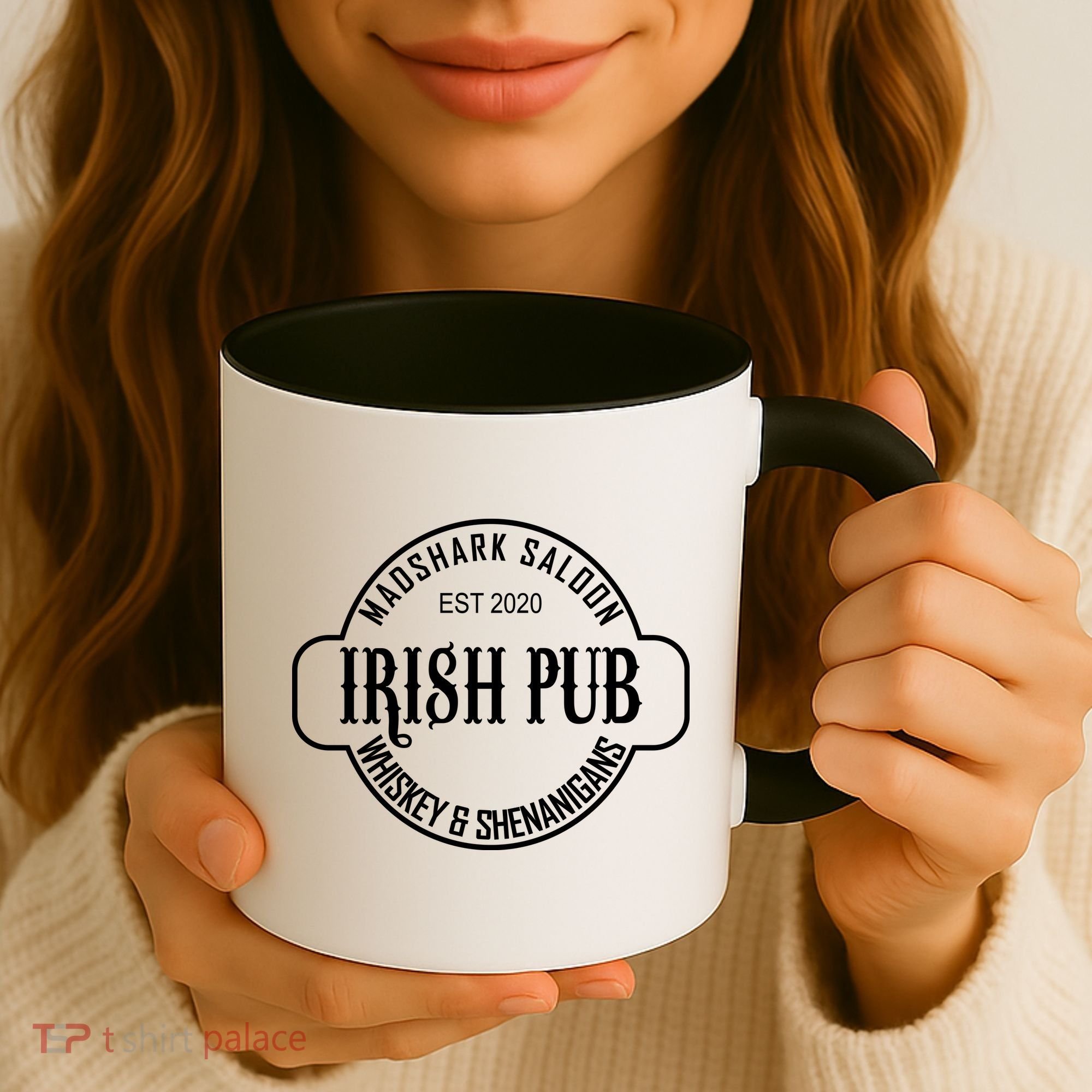 Madshark Saloon Irish Pub Whiskey & Shenanigans Coffee Mug