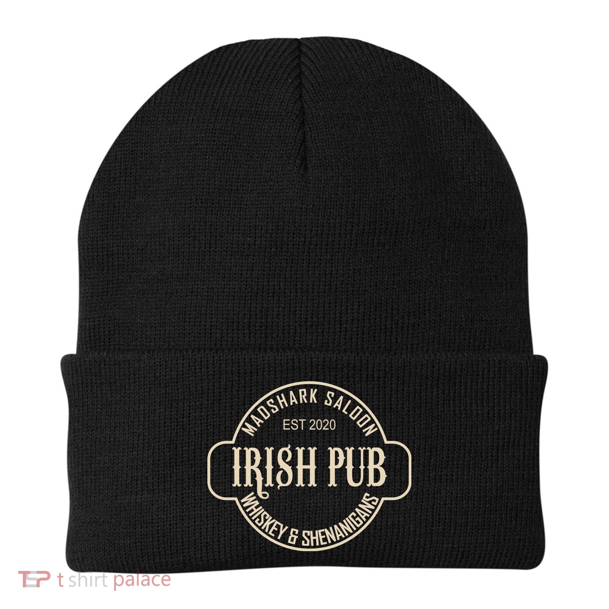 Madshark Saloon Irish Pub Whiskey & Shenanigans Beanie