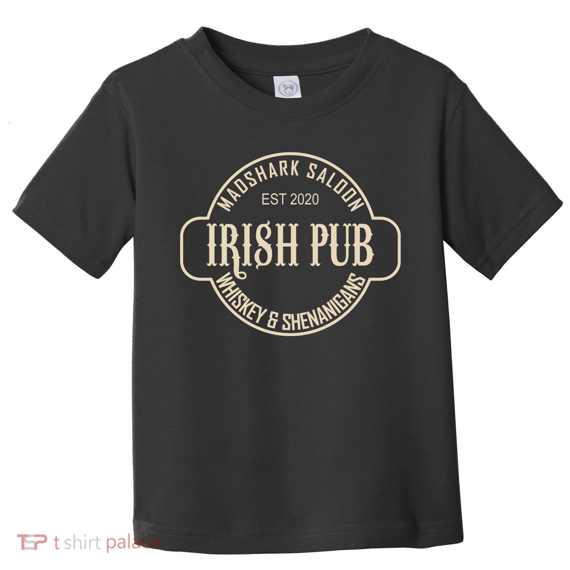 Madshark Saloon Irish Pub Whiskey & Shenanigans Toddler T-Shirt