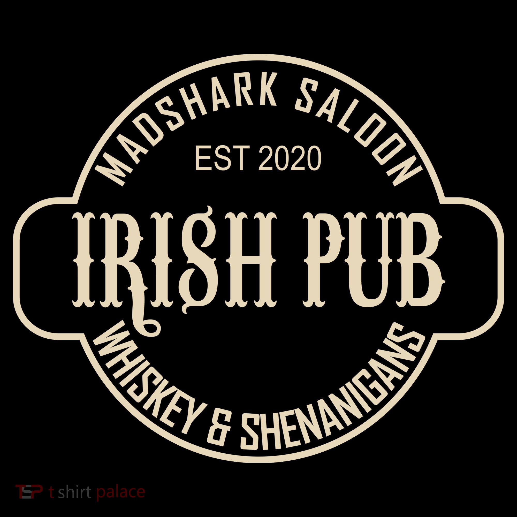 Madshark Saloon Irish Pub Whiskey & Shenanigans Kids T-Shirt