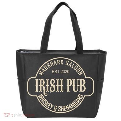 Madshark Saloon Irish Pub Whiskey & Shenanigans Tote Bag